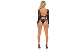 Pink Lipstick Sexy Butterfly Net Womens Bodysuit OS Teddies and Bodysuits